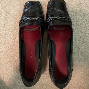Faux Croc Loafers